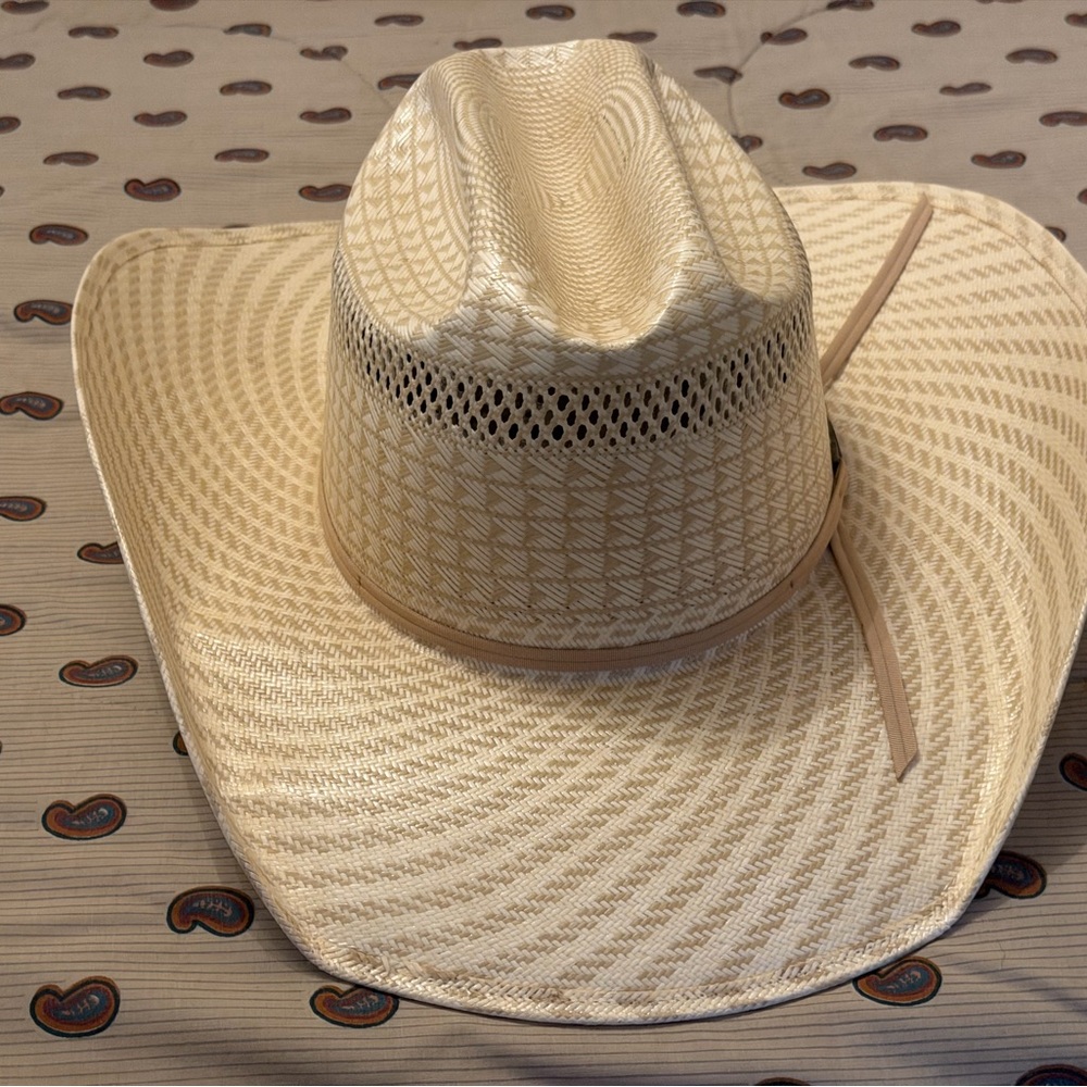 American 7 5/8 straw Cowboy Hat